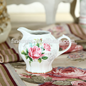 360CC Elegant New Bone China Sweetened Condensed Creamer of Spring in Paris
